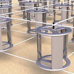 Energy Harvesting from High-Density, Small-Scale Turbines in Urban Areas