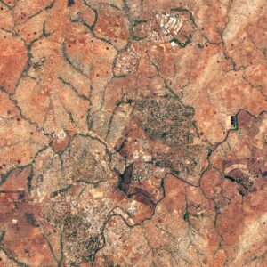 Aerial photo of Lilongwe, Malawi