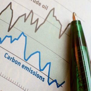 Chart of carbon emissions