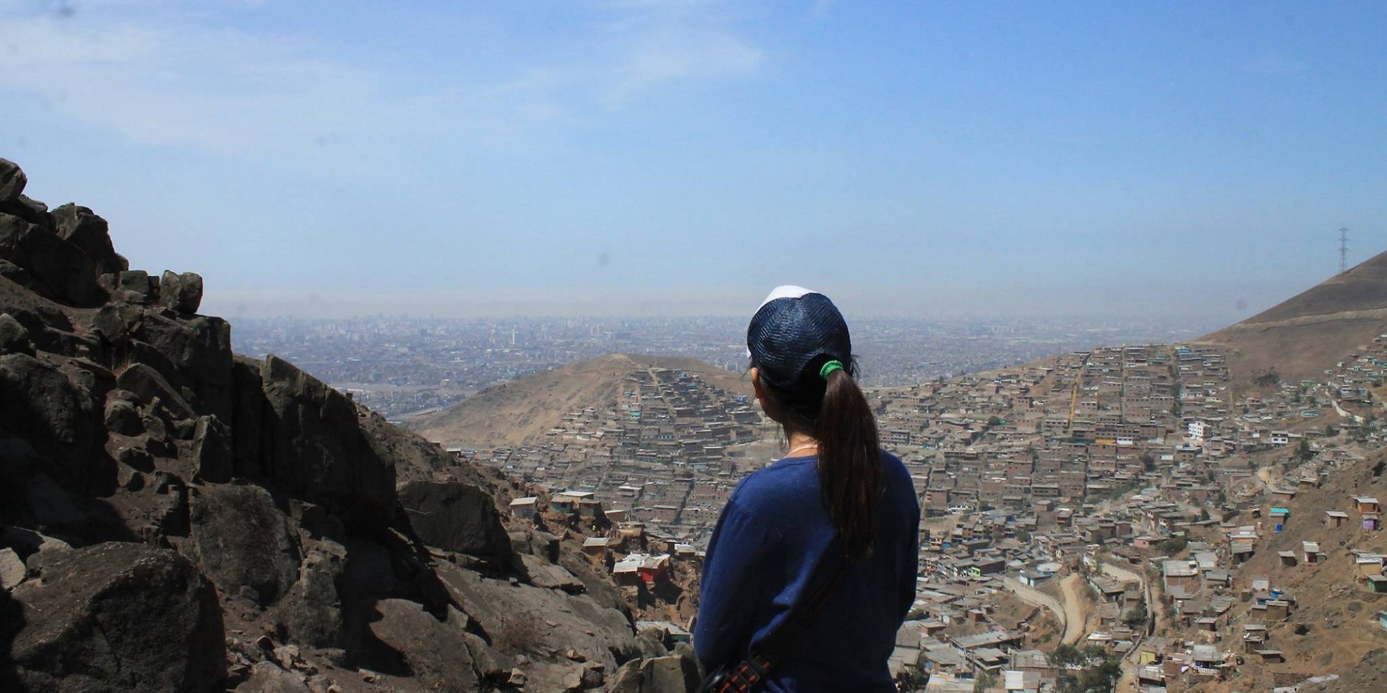 Grad Student Amanda Vilchez in the field