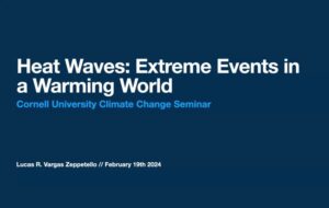 Lucas Vargas Zeppetello Climate Seminar on Feb. 19, 2024