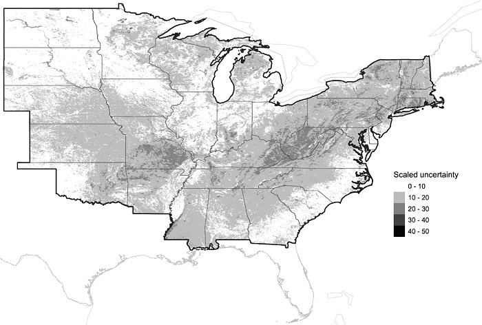 Scaled Uncertainty Map - Figure 1
