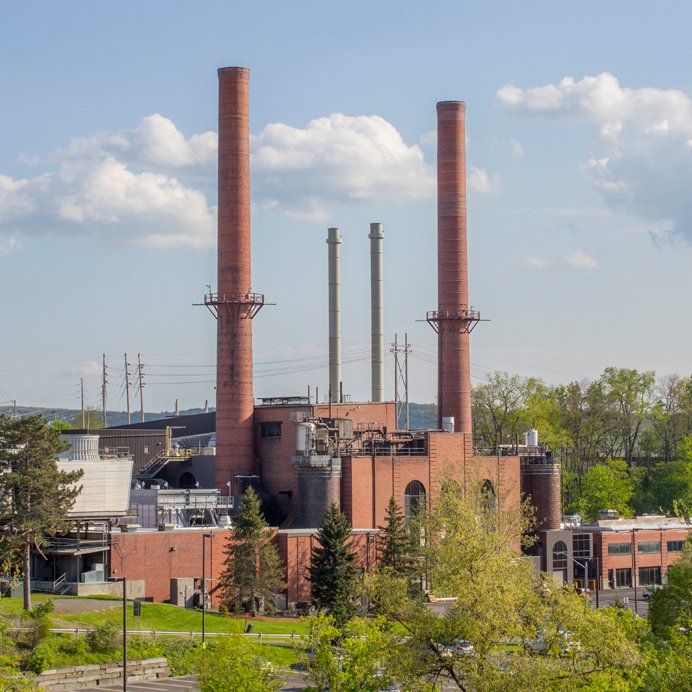 Cornell University central heating plant
