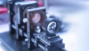 Laser focusing equipment