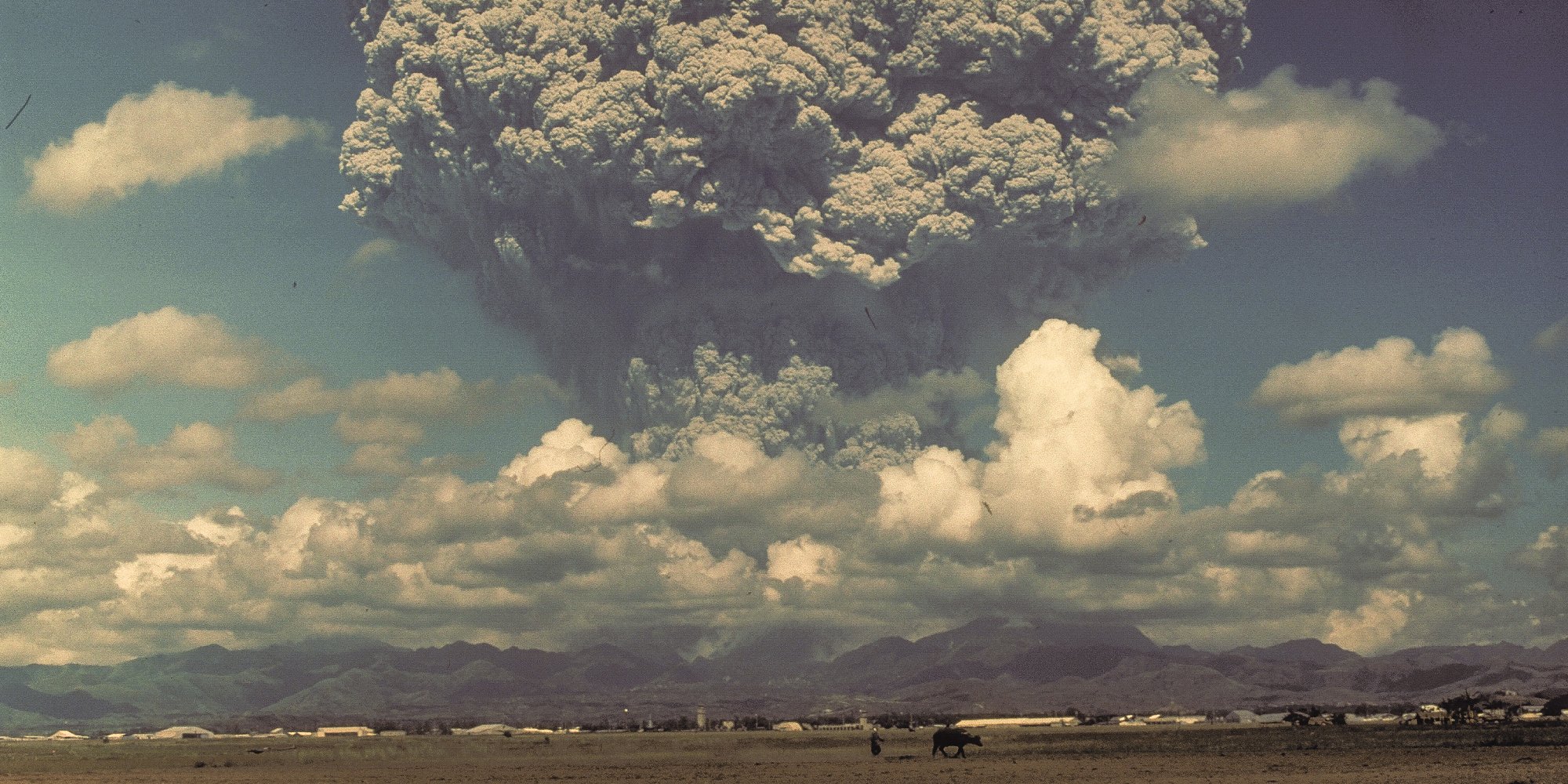 1991 Mt. Pinatubo eruption in the Philippines