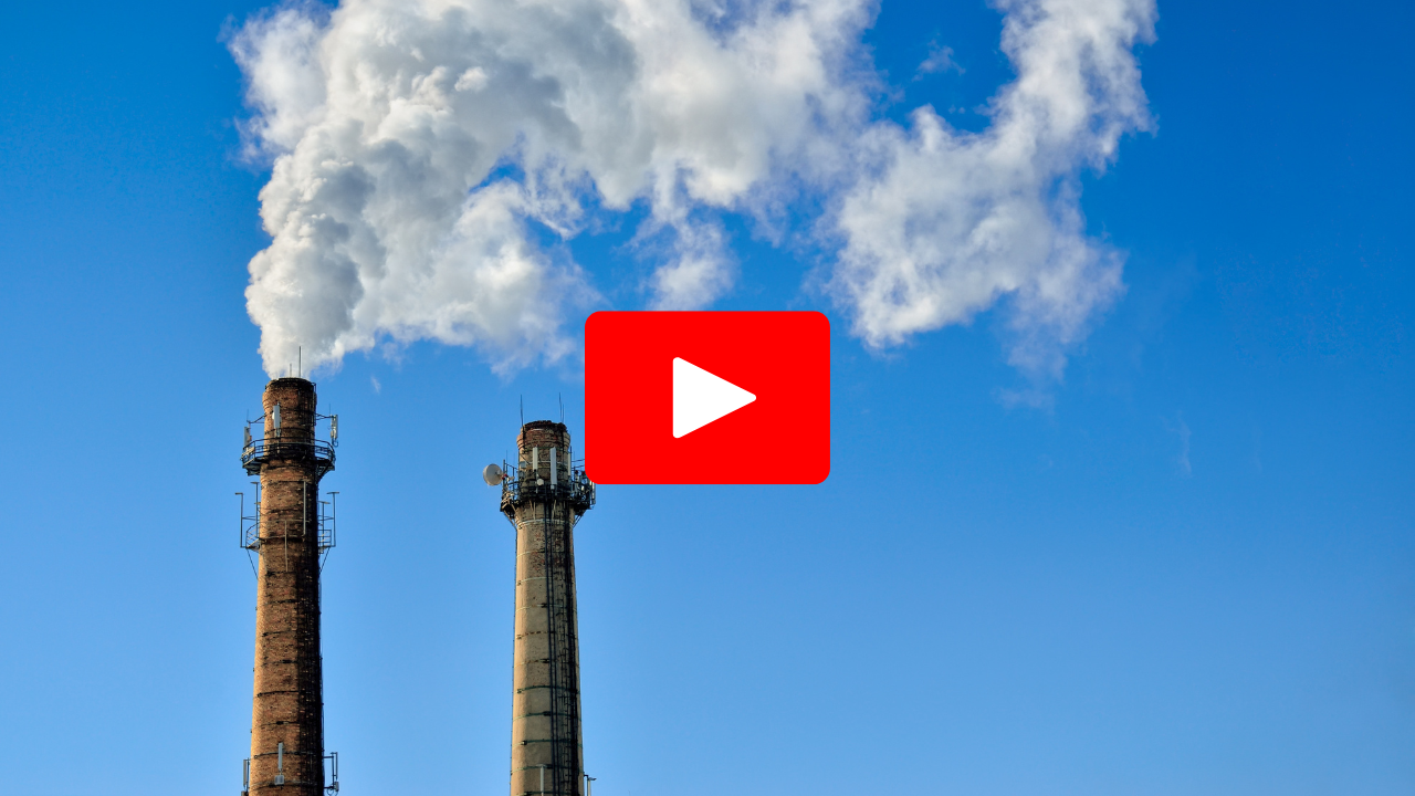 Smokestacks with video player icon