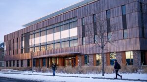 Atkinson Hall in winter (credit: Jason Koski)